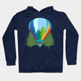 Rise Up in a Rainbow Balloon! Hoodie